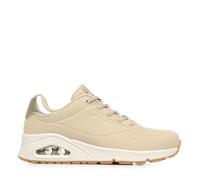Skechers Baskets Femme Uno Shimmer Away Naturel Taille 37 EU