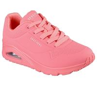 Skechers Uno Stand On Air Basket Femme, Maille Durabuck Corail, 38.5 EU
