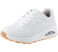 Skechers Uno Stand on Air Basket, White Synthetic & Trim, 30 EU