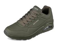 Skechers Uno Stand on Air Baskets Homme, Olive Durabuck Mesh, 45 EU