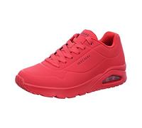 Skechers Uno Stand On Air Baskets Homme, Red Durabuck Mesh, 44 EU