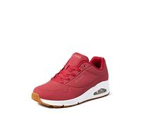 Skechers Uno - Stand On Air - Baskets pour femme, rouge foncé, 35 EU