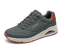 Skechers Baskets Homme Uno Suited On Air Daim châtain Durabuck Dusty Olive 43 EU