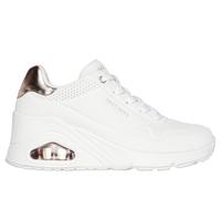 Baskets Skechers Uno Wedge - Hi Steps pour Femme 36 Blanc