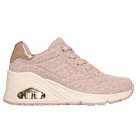 Skechers UNO Wedge - Safari Daze Chaussures Moyen Width en Blush Pink, Pointure 38.5, Vegan