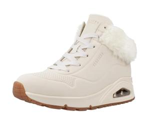 Skechers UnoSneaker pour Fille, Naturel, 3 UK