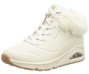 Skechers UnoSneaker pour Fille, Naturel, 3 UK