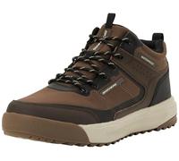 Skechers Homme Urban Street Hiker Basket, Brown Leather/Textile/Trim, 45 EU