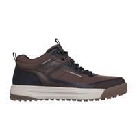 Skechers Homme Urban Street Hiker Basket, Brown Leather/Textile/Trim, 42 EU