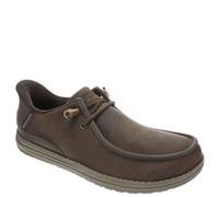 Skechers USA Men's Bout Mocassin Melson-Edrick, Cacao, 44 EU