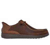 Skechers USA Men's Bout mocassin Melson-Edrick, marron foncé, 46 EU