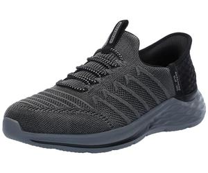 Skechers USA Men's Garner-Orston Mocassins mains libres, noir, 42.5 EU