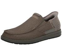 Skechers USA Men's Melson-Bentin Mocassins Mains Libres, Beige, 42.5 EU