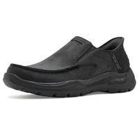 Skechers USA Men's Mocassins Arch Fit Motley-Milo, Noir/Noir, 11 X-Wide