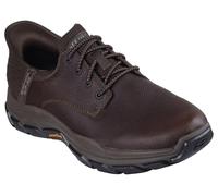 Skechers USA Men's Mocassins Garrett respectés, Rouge/Marron, 44.5 EU