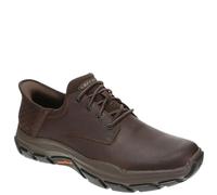 Skechers USA Men's Mocassins Garrett respectés, Rouge/Marron, 49.5 EU