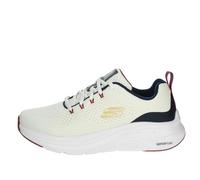 Skechers Baskets Vapor Foam Homme Blanc en mesh et synthétique, détails bleu marine et rouge