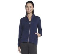 Skechers Veste Go Walk pour Femme, Bleu Marine, Small