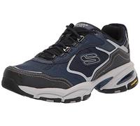 Skechers Homme Vigor 3.0 Drafting Hands Free Slip-in Basket, Bleu Marine, Noir, 40 EU