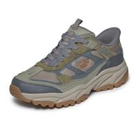 Skechers Baskets à Enfiler Vigor at Hands Free Homme Olive/Gris 7.5 Wide