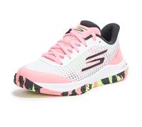 Skechers Baskets Go Train Arch Fit Viper Court Pro-Pickleball pour Femme, Blanc/Multicolore, 36 EU