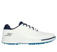 Skechers Waterproof: GO GOLF Tempo GF Moyen Width en Blanc/Bleu Marine, Pointure 43.5