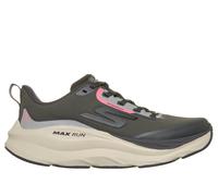 Skechers Waterproof: Max Cushioning Max Run - Vorteza Moyen Width en Olive, Pointure 36.5, Vegan