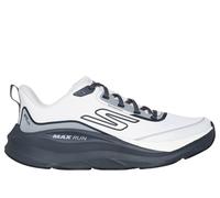 Skechers Waterproof: Max Run - Vorteza Moyen Width en Blanc/Gris Anthracite, Pointure 42, Vegan