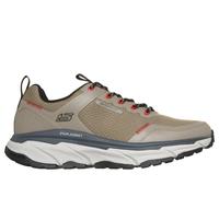 Skechers Waterproof Relaxed Fit: D'Lux Journey - Slate Peak Chaussures Moyen Width en Taupe/Noir, Pointure 44, Vegan