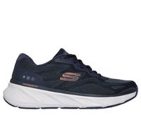 Skechers Waterproof Relaxed Fit: Edgeride - Konzo Chaussures Moyen Width en Bleu Marine/Orange, Pointure 46, Vegan, Lavable en machine