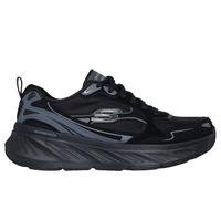 Skechers Femme Edgeride Misty Skies Basket, Black Leather/Duraleather/Mesh/Trim, 38 EU
