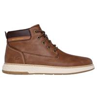 Skechers Waterproof Relaxed Fit: Garlan - Deno Chaussures Moyen Width en Brun, Pointure 41