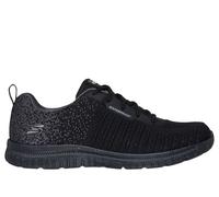 Skechers Waterproof: Virtue - Dryspell Chaussures Moyen Width en Noir/Gris Anthracite, Pointure 38.5, Vegan