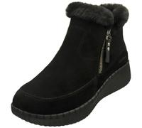 Skechers Wilshire BLVD - Fresh Zip pour Femme, Noir/Noir, 41 EU