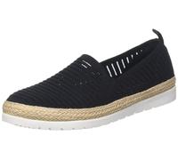 Skechers Women's 113245 Ballet Flat, Noir, 26.0 cm