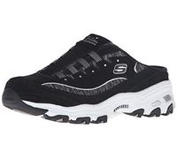 Skechers Women's 11958/Wht D'Lites-Scene Setter White Sneakers Fashion, Black White 001, 36 EU