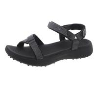 Skechers Women's 600 Spikeless Golf Sandals Shoe, Black, 7 M US