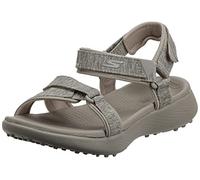 Skechers Women's 600 Spikeless Golf Sandals Shoe, Taupe, 5 M US