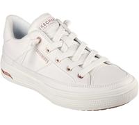 Skechers Women's Arch Fit Arcade Low-Top Trainers Or blanc/Or rose 5 (38) Female