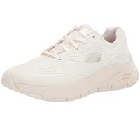 Skechers Femme Arch Fit Big Appeal Basket, Bordure en Maille Blanc cassé, 37.5 EU