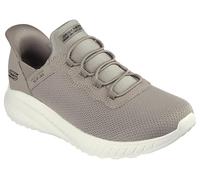 Skechers Women's Bobs Sport Squad Chaos Slip-Ins Taupe Low Top Sneaker Shoes 11