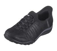 Skechers Femme Breathe-Easy Home-Body Basket, Black Microleather/Knit, 41 EU
