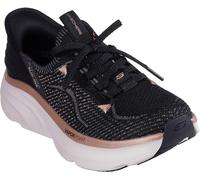 Skechers Women's D Lux Vapor Runners Noir/Or Rose 8 (41) Female