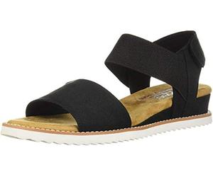 Skechers Women's Desert Kiss-Stretch Quarter Strap Sandal Flat