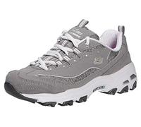 Skechers Baskets basses D'Lites Me Time Femme Gris (Gyw) 6 UK 39 EU
