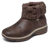 Skechers Women's Easy Going-Cozy Weather 2-Hands Free Slip-ins Ankle Boot, chocolat, 37 EU
