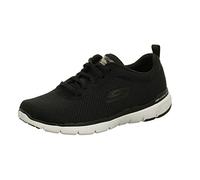 Skechers womens Flex Appeal 3.0-first Insight Sneaker, Black/White, 7.5 US