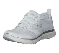 Skechers Femme Flex Appeal 4.0 Active Flow Basket, White Leather/Mesh/Trim, 38 EU
