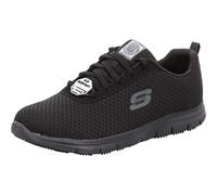 Skechers Women's Ghenter Bronaugh Food Service Shoe, Black, 9 Wide