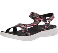 Skechers Femme on-The-go 600-Brilliancy Sandale de Sport, Noir, 40 EU Large